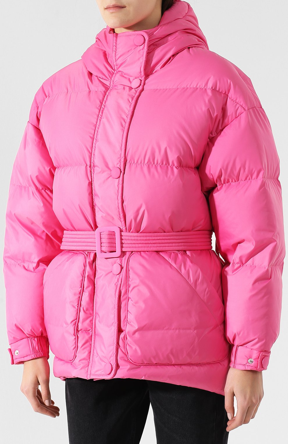 Пуховик с поясом и капюшоном IENKI IENKI, арт. MICHLIN, фото 3