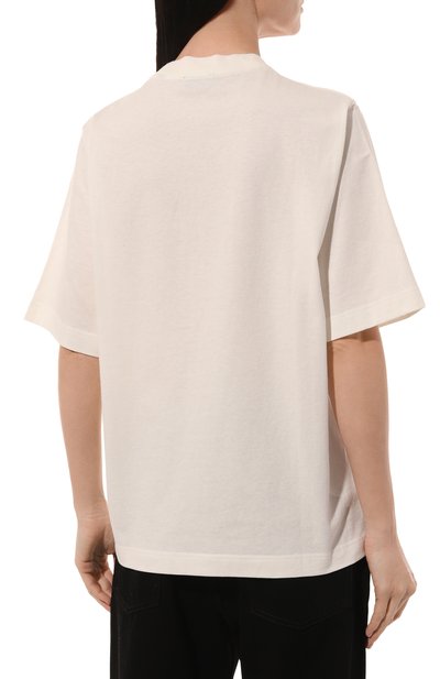 Хлопковая футболка BURBERRY, арт. 8083647, фото 4