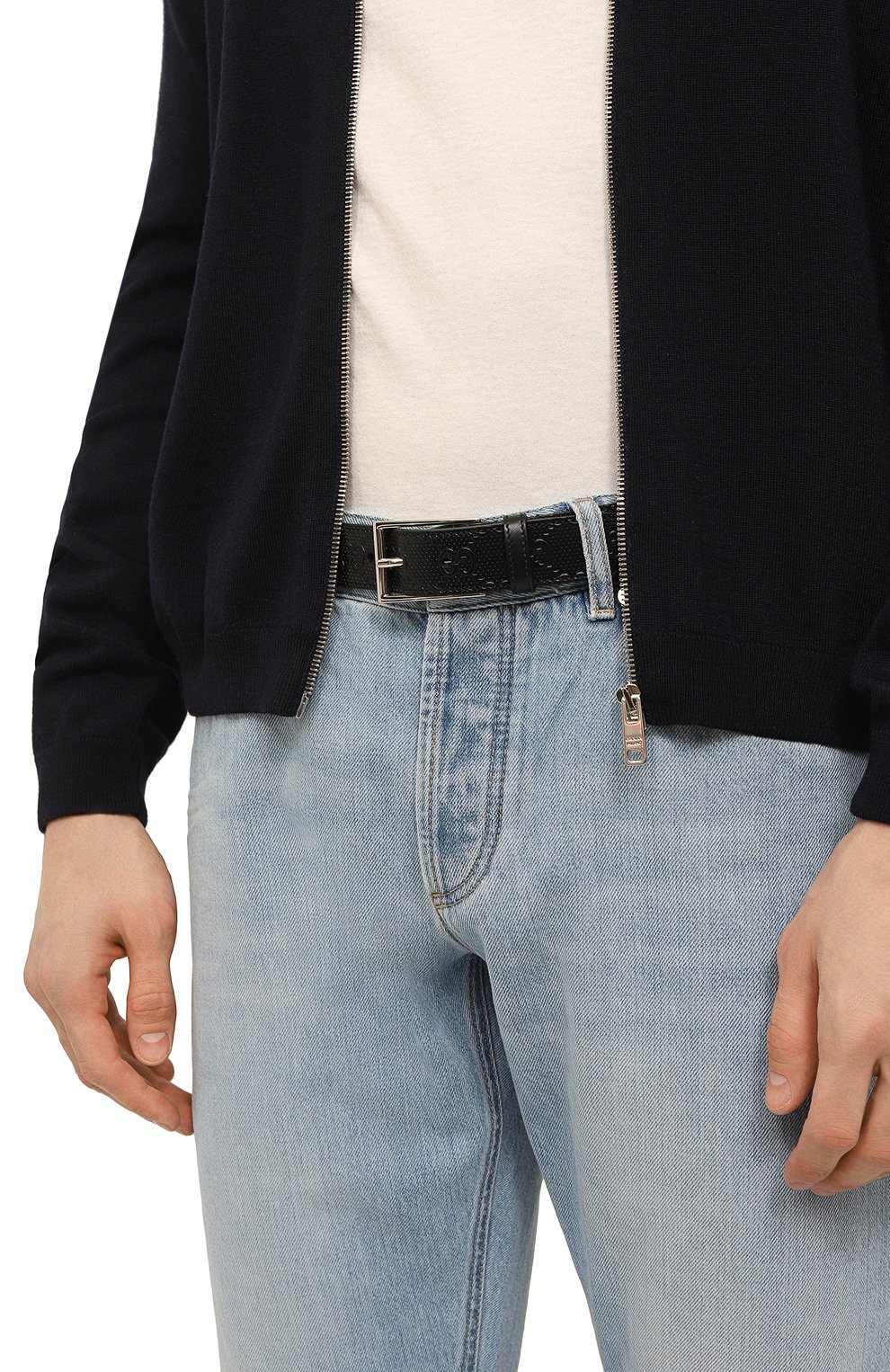 Кожаный ремень GUCCI, арт. 474313 UCGAN, фото 2