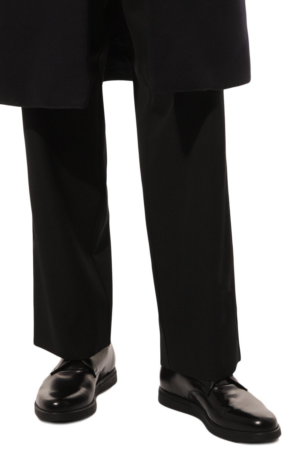 Кожаные дерби PRADA, арт. 2EG343-B4L-F0002, фото 3