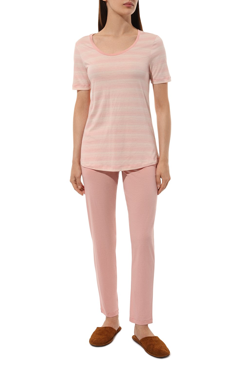 Пижама HANRO розового цвета по цене 24070 руб., арт. 077145, фото 2 Пижама HANRO, арт. 077145, фото 2