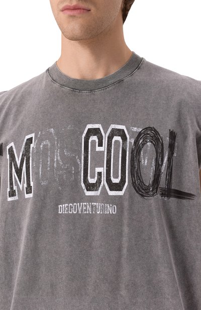 Хлопковая майка DIEGO VENTURINO, арт. DVTSSMC00L, фото 5