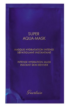 Увлажняющие маски super aqua GUERLAIN бесцветного цвета, арт. G061545 | Фото 1 (Тип продукта: Тканевые, Маски; Назначение: Для лица)