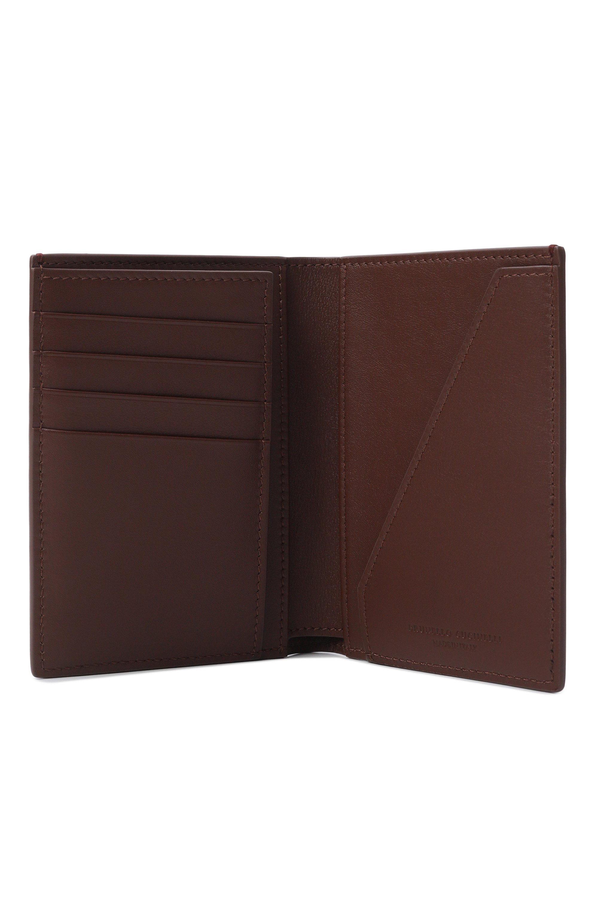 Кожаная обложка для паспорта BRUNELLO CUCINELLI, арт. MWZNBU436, фото 3