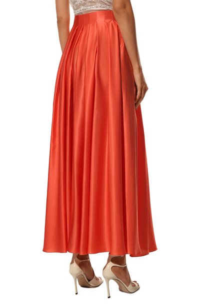 Шелковая юбка GIORGIO ARMANI кораллового цвета по цене 299500 руб., арт. 2SHNN068/T036A, фото 4 Шелковая юбка GIORGIO ARMANI, арт. 2SHNN068/T036A, фото 4