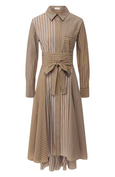 Женское хлопковое платье BRUNELLO CUCINELLI, арт. MH102A4409