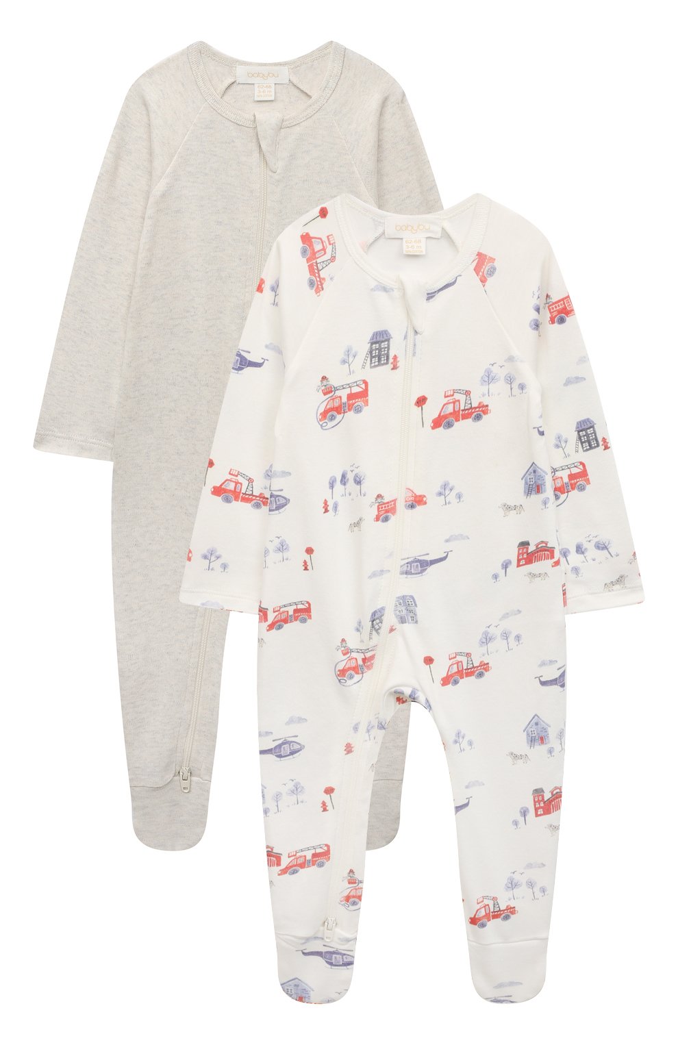 Комплект из двух комбинезонов BABYBU, арт. PNW1002NS, фото 1