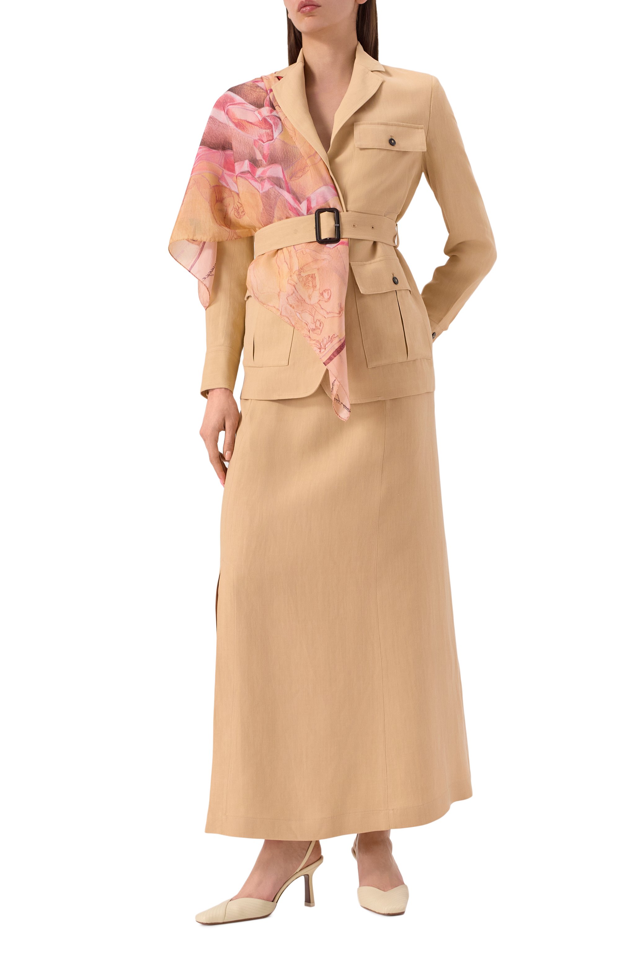 Шелковый платок балет GOURJI, арт. 91122137/62172, фото 2