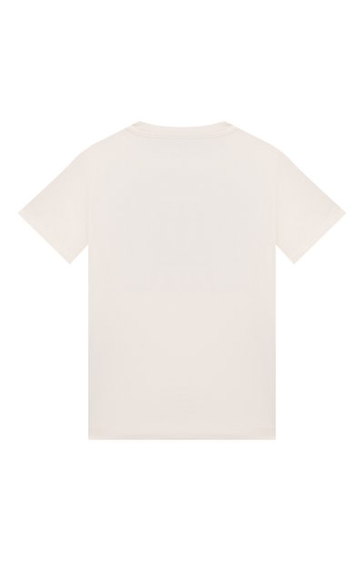 Хлопковая футболка VERSACE белого цвета по цене 16200 руб., арт. 1000239/1A03627/4A-6A, фото 2 Хлопковая футболка VERSACE, арт. 1000239/1A03627/4A-6A, фото 2