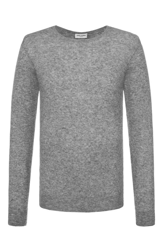 Джемпер из кашемира и шелка Saint Laurent 780075/Y76LZ Серый 780075/Y76LZ