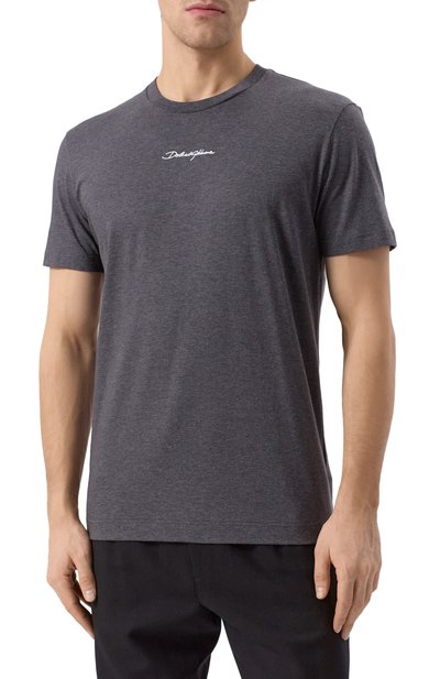 Хлопковая футболка DOLCE & GABBANA, арт. G8RN8Z/G7NUB, фото 3