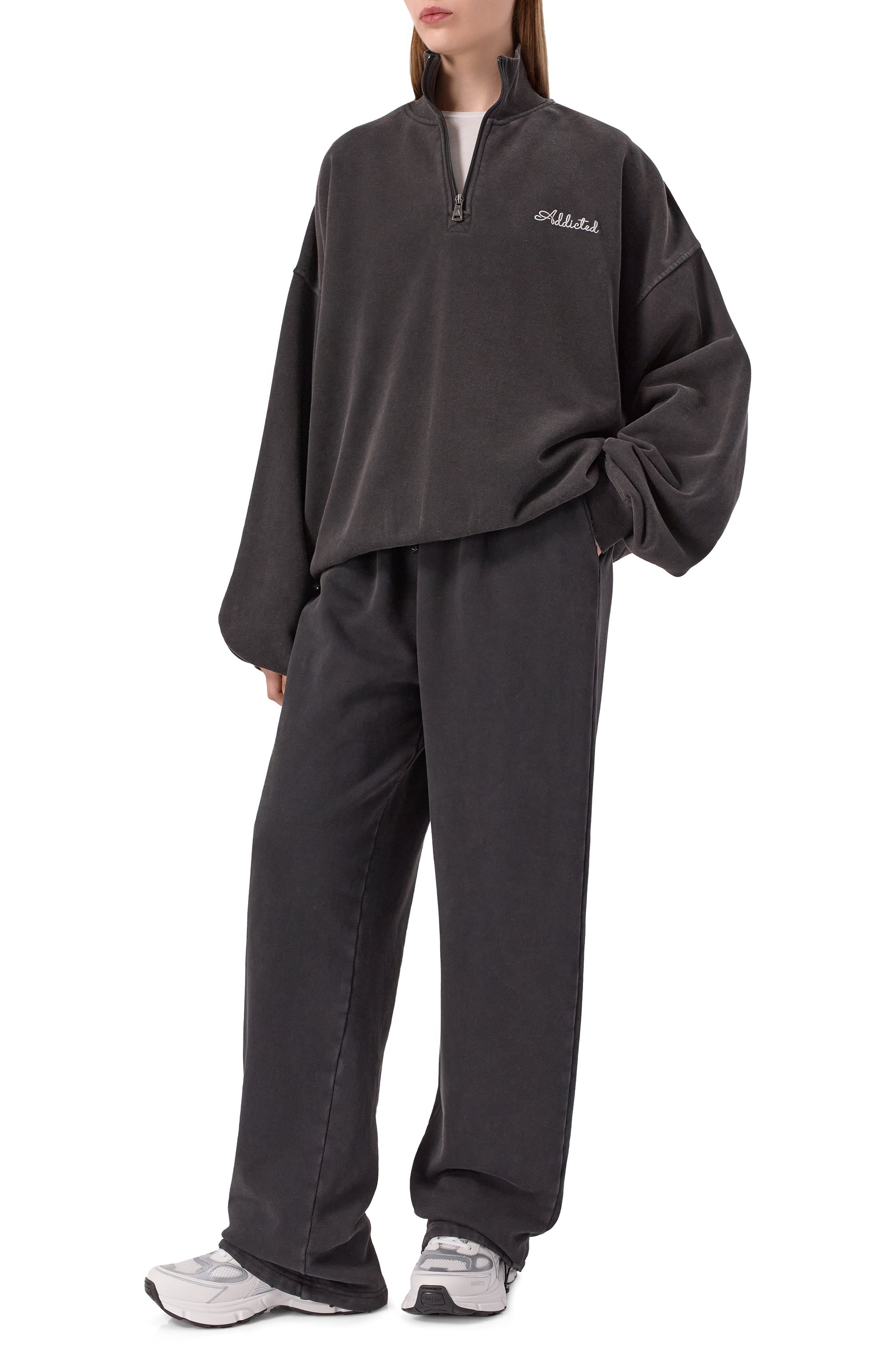 Свитшот из хлопка и шерсти ADDICTED, арт. FT2401.1, фото 2