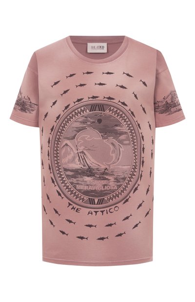 Женская хлопковая футболка THE ATTICO, арт. 250WCT00353/JJJ059PR