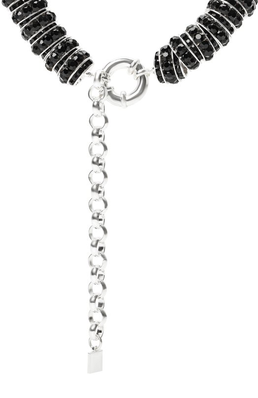 Колье Pearl Octopuss.y FAT DIAM0ND NECKLACE Чёрный  FAT DIAM0ND NECKLACE Фото 4