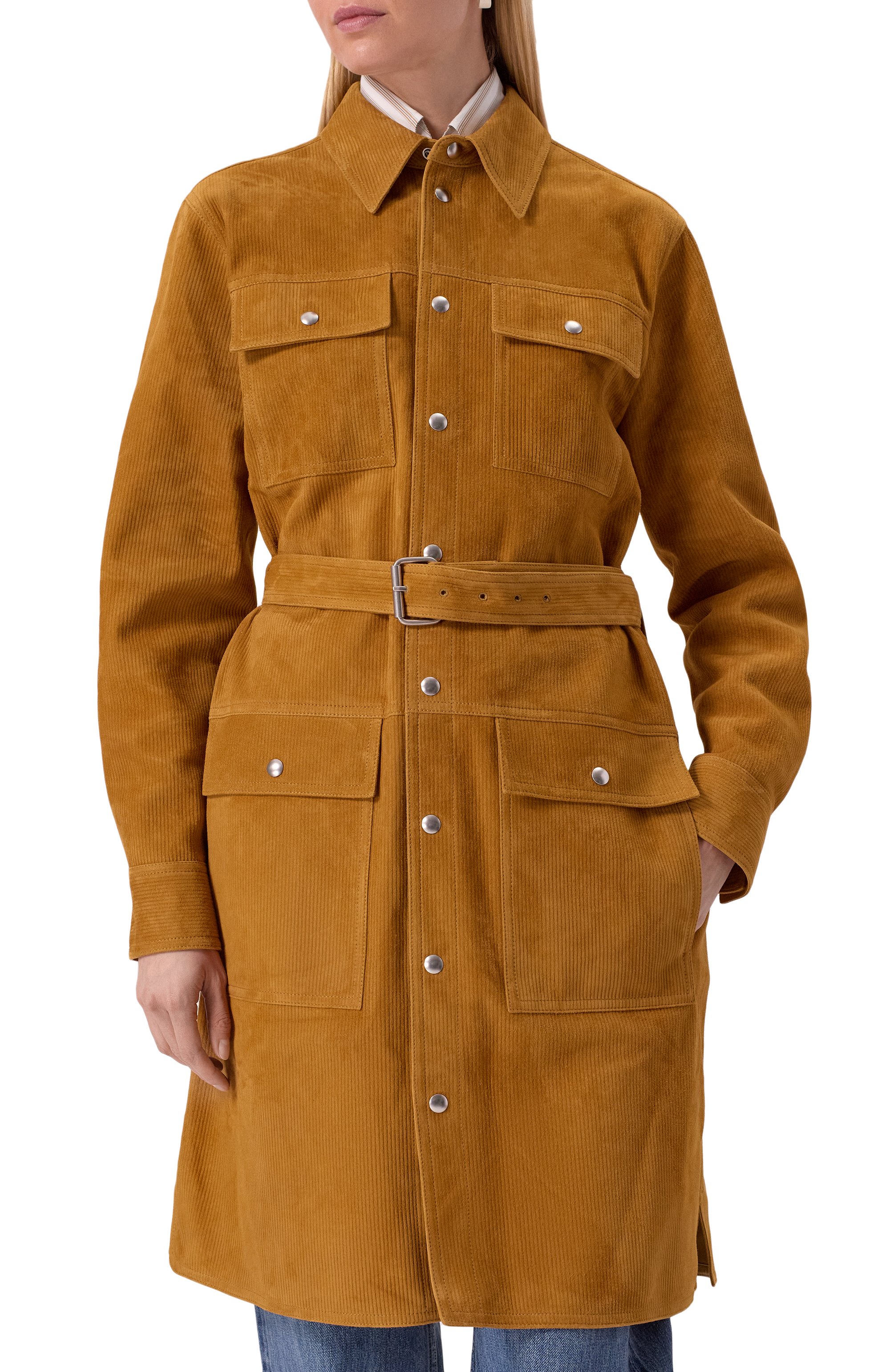 Замшевое платье BOTTEGA VENETA, арт. 813139/V4HV0, фото 3