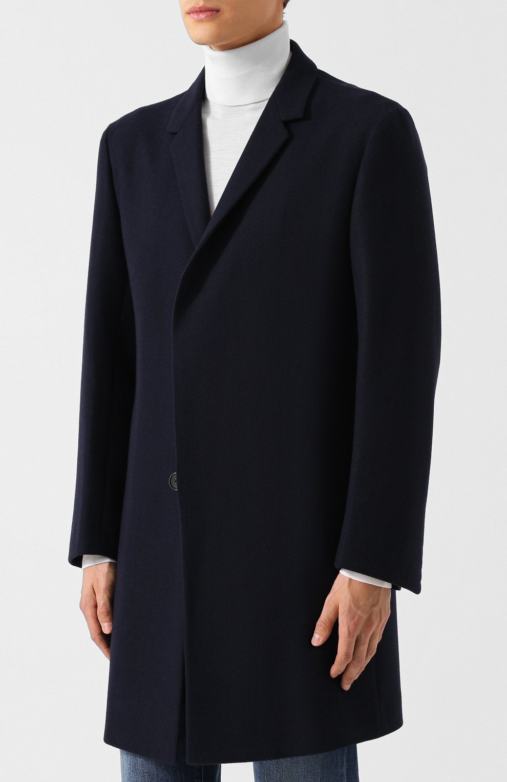 Однобортное пальто из шерсти KITON, �арт. USP0101K01R17, фото 3