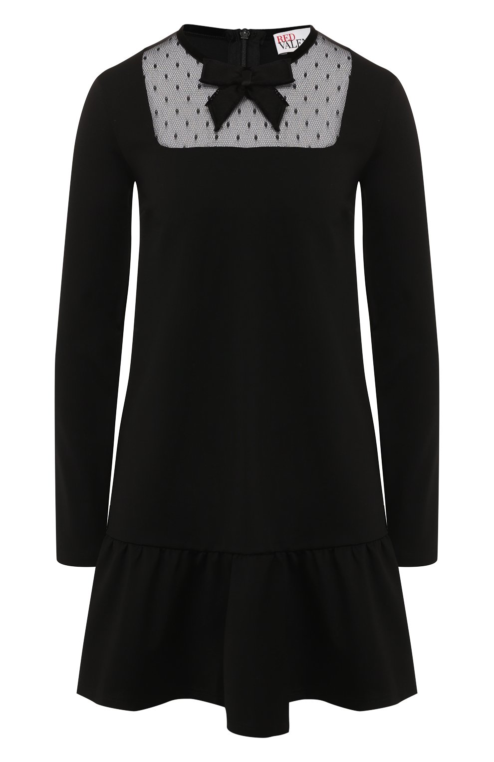 Платье REDVALENTINO черного цвета по цене 58500 руб., арт. SR0MJ03C/4Q9, фото 1 Платье REDVALENTINO, арт. SR0MJ03C/4Q9, фото 1