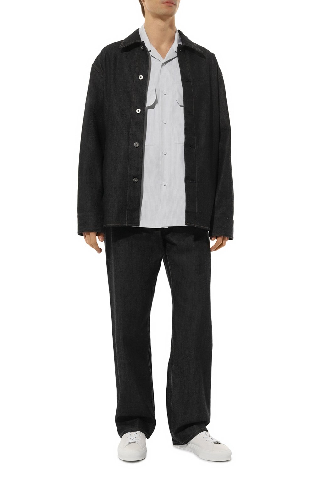 Хлопковая рубашка JIL SANDER, арт. J61DL0021/J45264, фото 2