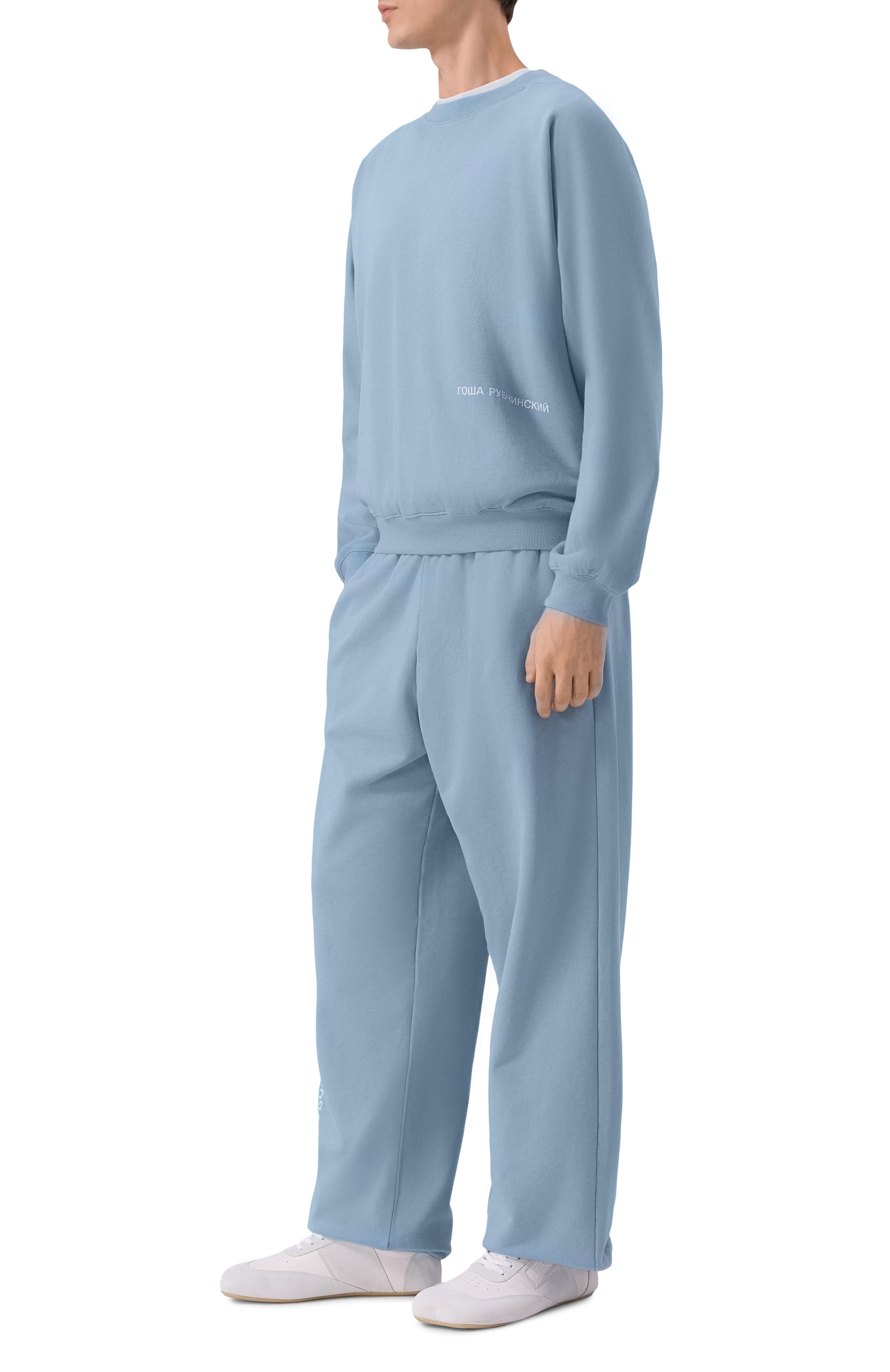 Хлопковые джоггеры ГОША РУБЧИНСКИЙ, арт. SWP_0102_BLUE, фото 2