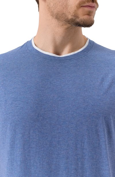 Хлопковая футболка FEDELI, арт. 8UE00200, фото 5