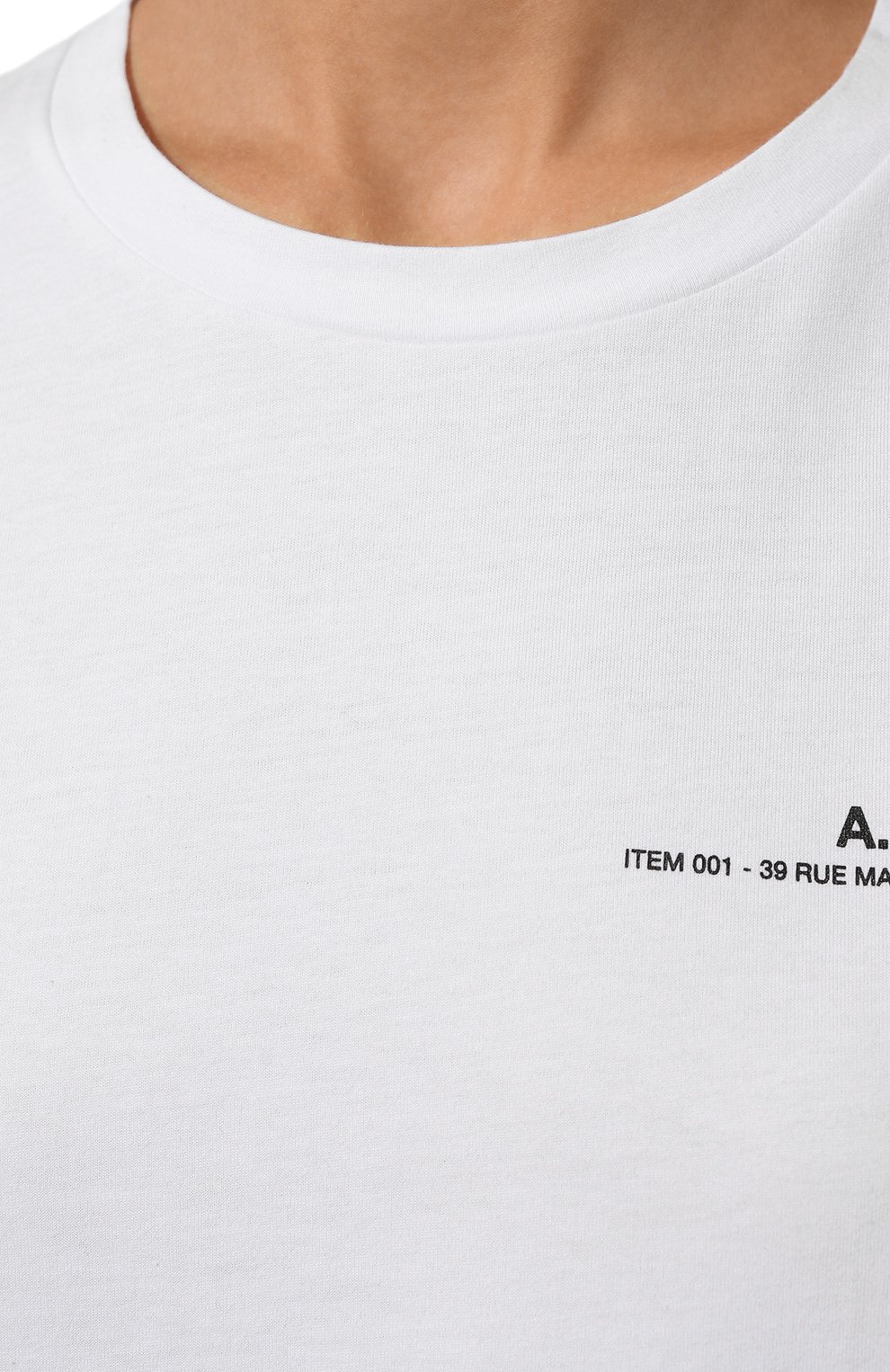 Хлопковая футболка A.P.C., арт. C0FBTF26012AAB, фото 5