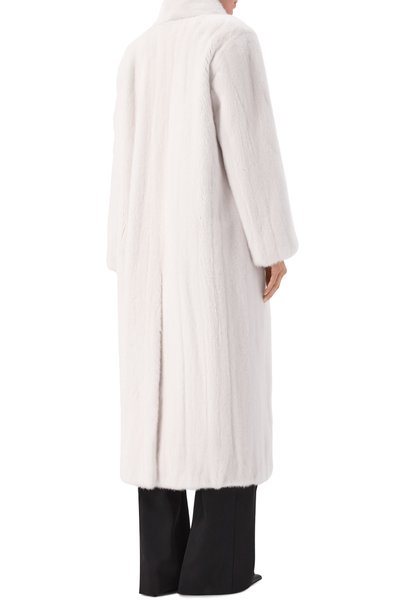Шуба из норки MVST белого цвета по цене 3595000 руб., арт. M026/MINK WHITE, фото 4 Шуба из норки MVST, арт. M026/MINK WHITE, фото 4