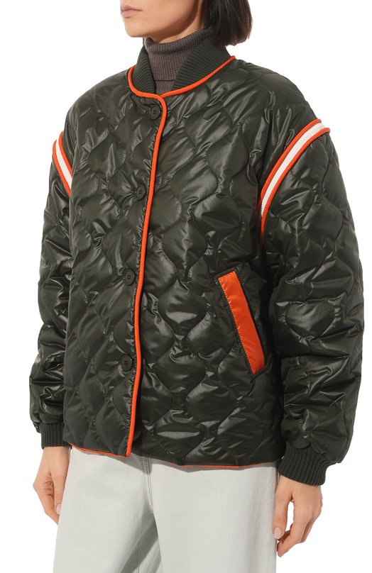 Утепленный бомбер sherpa. Хаки, фото 3