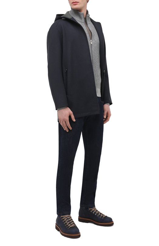 Шерстяная куртка Loro Piana FAL2841 Серый  FAL2841 Фото 2