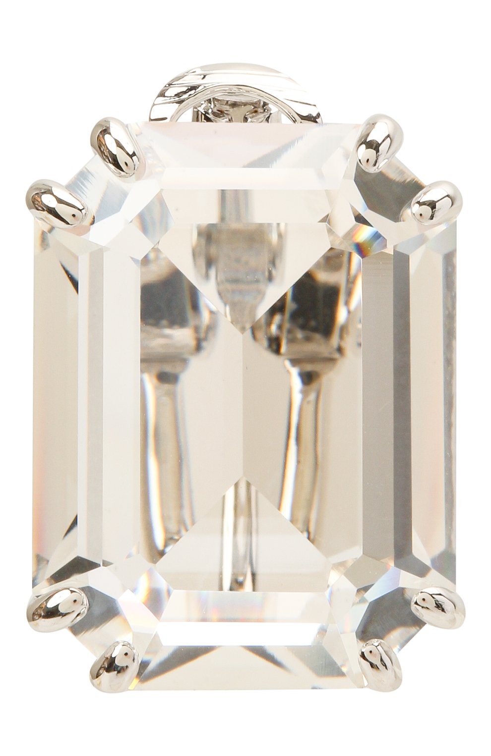 Серьга-клипса mesmera SWAROVSKI серебряного цвета по цене 6360 руб., арт. 5600860, фото 1 Серьга-клипса mesmera SWAROVSKI, арт. 5600860, фото 1