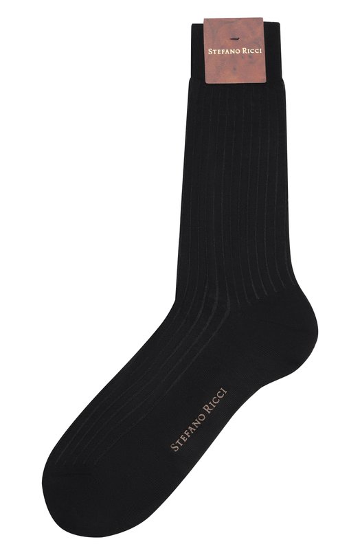Хлопковые носки Stefano Ricci C052JQ0000 Чёрный C052JQ0000