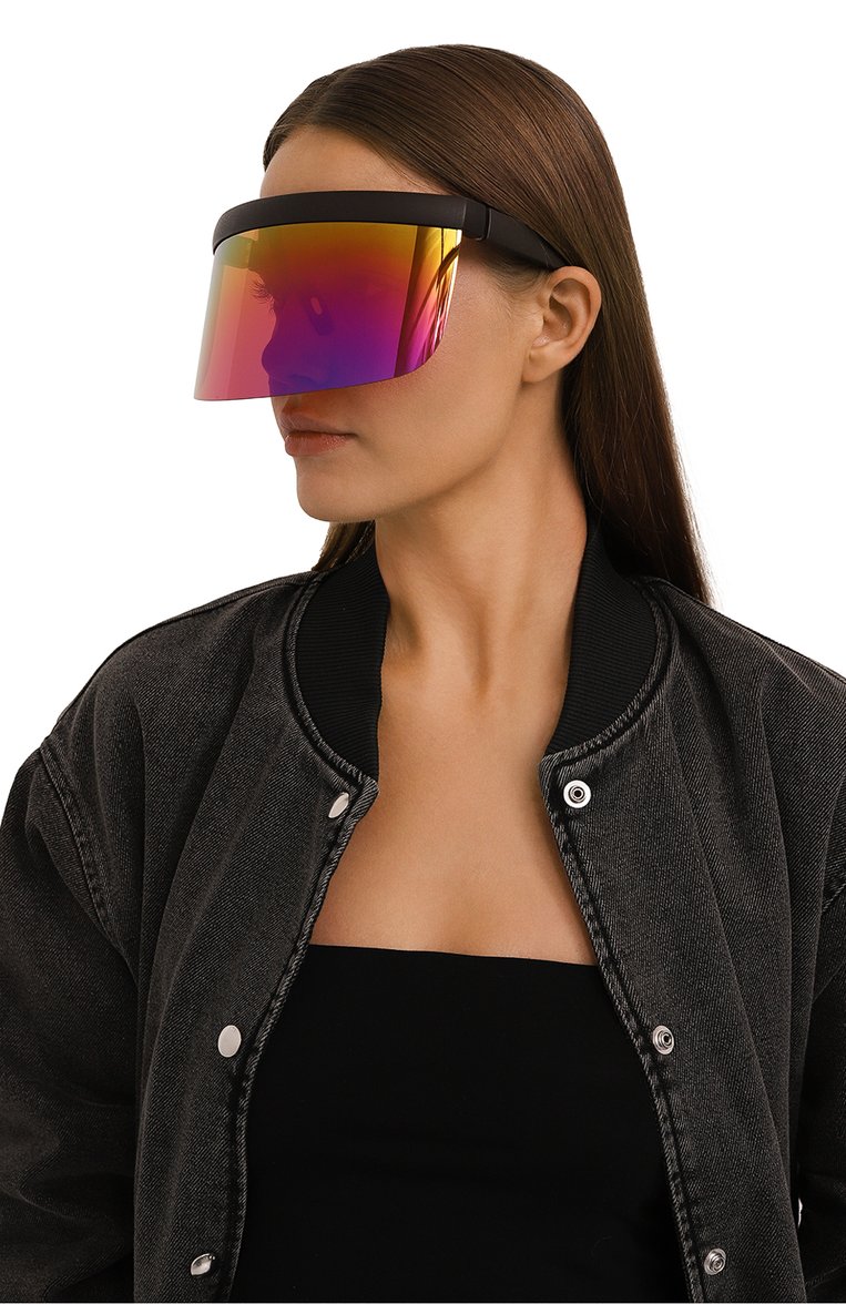 Женские солнцезащитные очки MYKITA кр�асного цвета, арт. DAISUKE/355 | Фото 2 (Нос: Не проставлено; Региональные ограничения белый список (Axapta Mercury): Не проставлено; Кросс-КТ: С/з-унисекс; Материал: Пластик; Тип очков: С/з; Очки форма: Маска; Оптика Гендер: оптика-унисекс)
