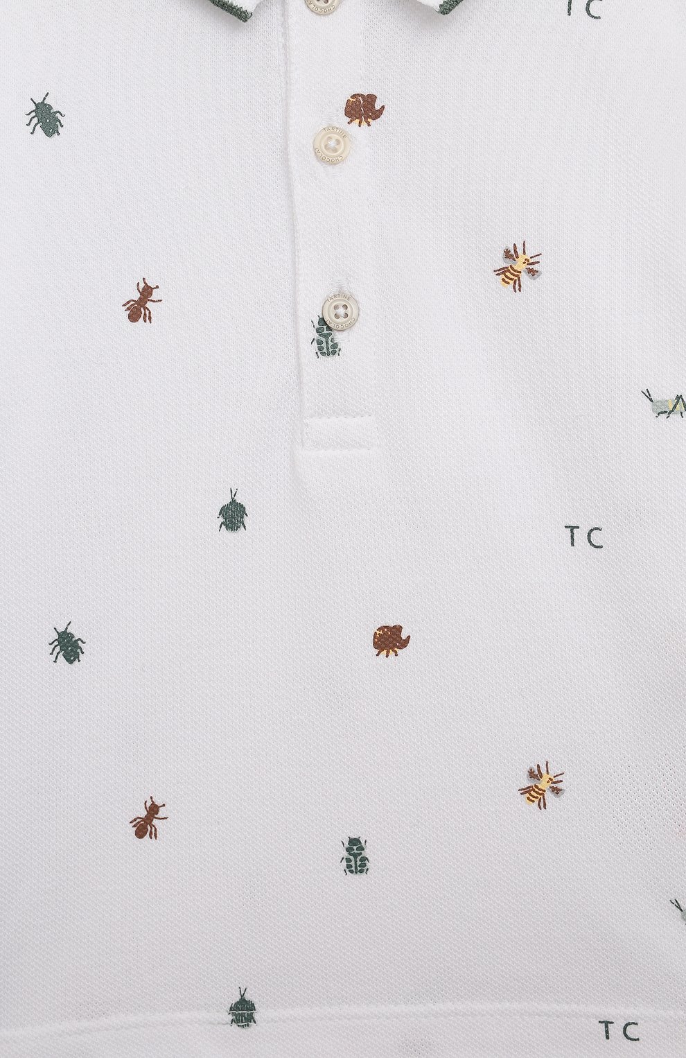 Хлопковое поло TARTINE ET CHOCOLAT, арт. TY11061, фото 3