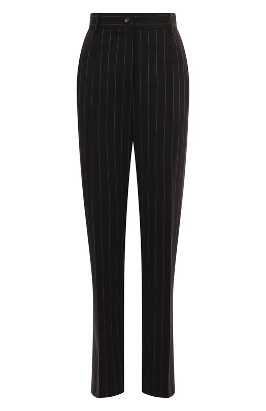 Шерстяные брюки Dolce & Gabbana FTAM2T/FRBC2 Коричневый FTAM2T/FRBC2