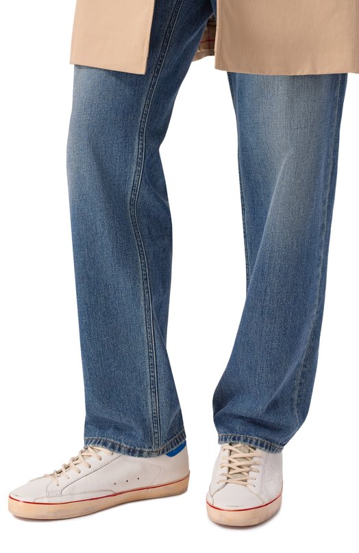 Кожаные кеды Super-Star Golden Goose Deluxe Brand GMF00105.F004580 Белый  GMF00105.F004580 Фото 3