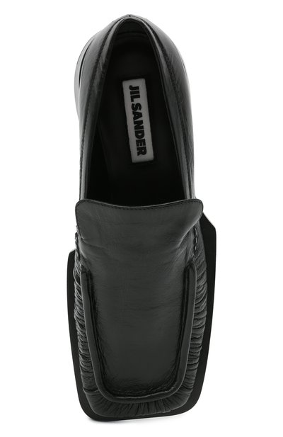 Кожаные лоферы nikky JIL SANDER черного цвета по цене 78150 руб., арт. JS36103A-13200, фото 5 Кожаные лоферы nikky JIL SANDER, арт. JS36103A-13200, фото 5