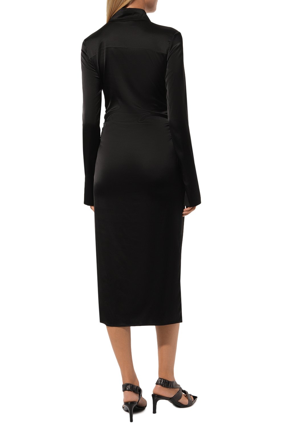 Атласное платье PATRIZIA PEPE, арт. 2A2584_A644, фото 4