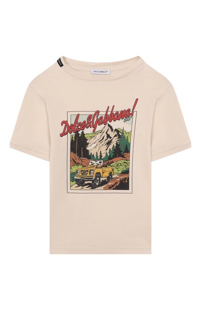 Хлопковая футболка DOLCE & GABBANA, арт. L4JTJD/G7PJS/2-6