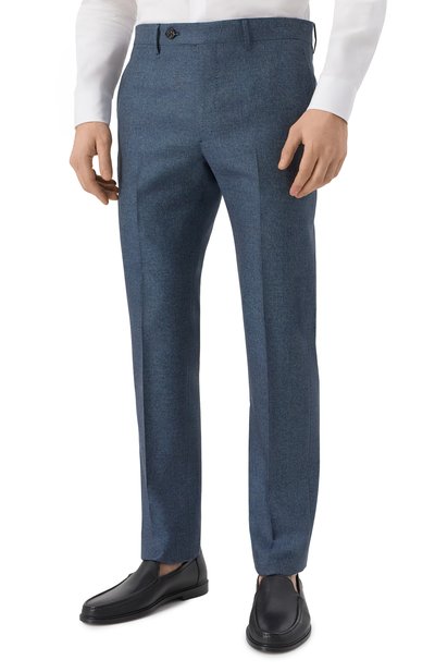 Брюки из шерсти и хлопка BERWICH, арт. VULCAN0195ZIP/GB1678, фото 3