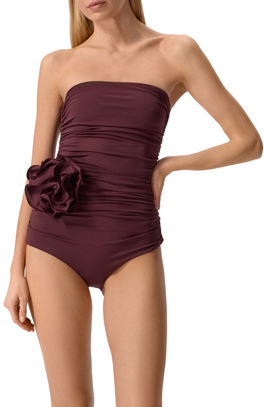 Слитный купальник Magda Butrym 613426 Бордовый  613426 Фото 2