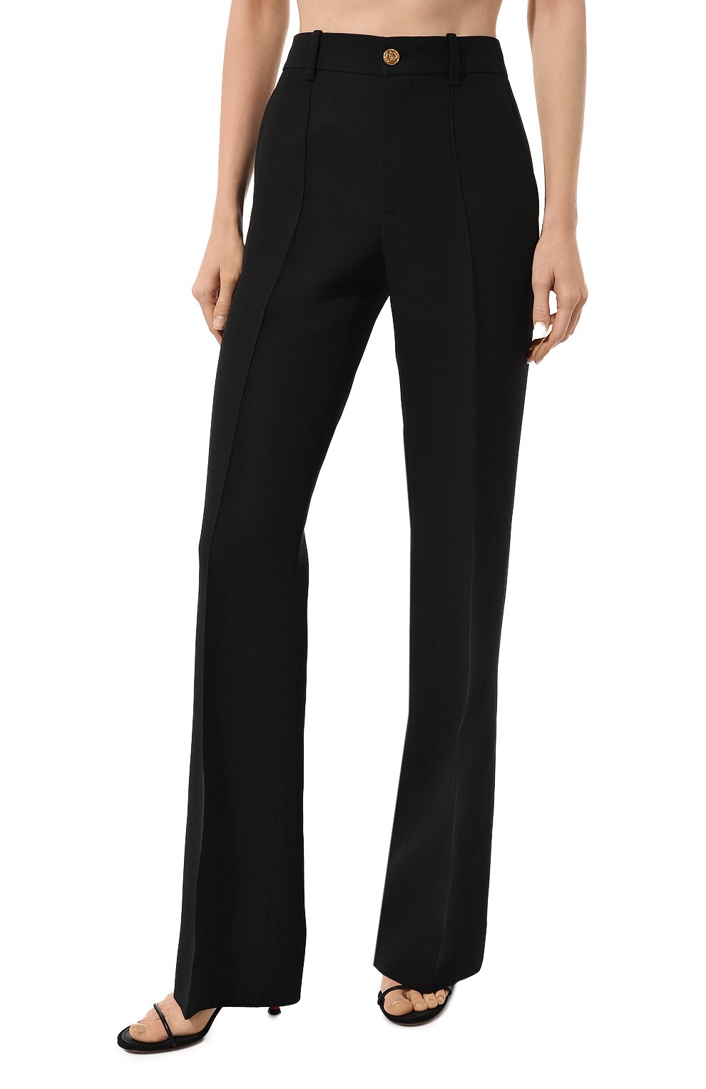 Брюки из шелка и шерсти GUCCI, арт. 609657 ZAD88, фото 3