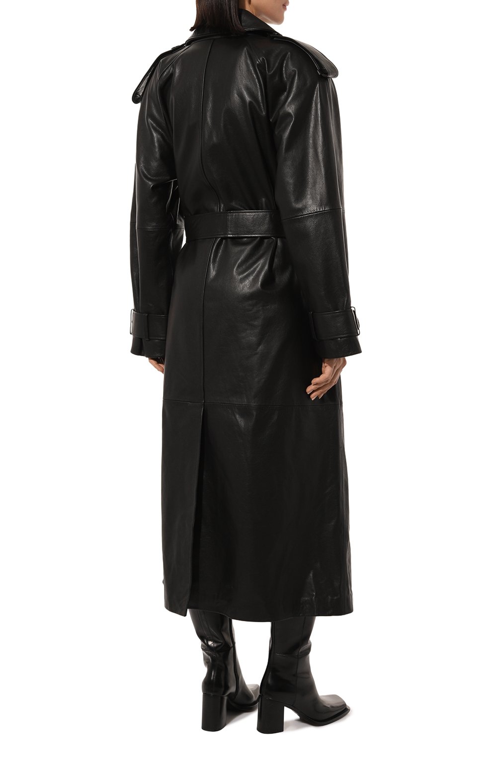 Кожаный плащ MAINLESS, арт. TR22-01-01-BL, фото 4
