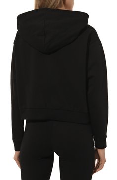 Женский хлопковая толстовка MOSCHINO черного цвета, арт. 232V6/A1789/4413 | Фото 4 (Нос: Не проставлено; Материал сплава: Проставлено; Тематический товар: Teddy Bear; Материал внешний: Хлопок)