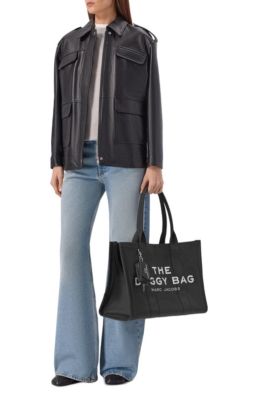 Сумка-тоут The Doggy MARC JACOBS (THE) 2R5HTT010H02 Чёрный  2R5HTT010H02 Фото 3