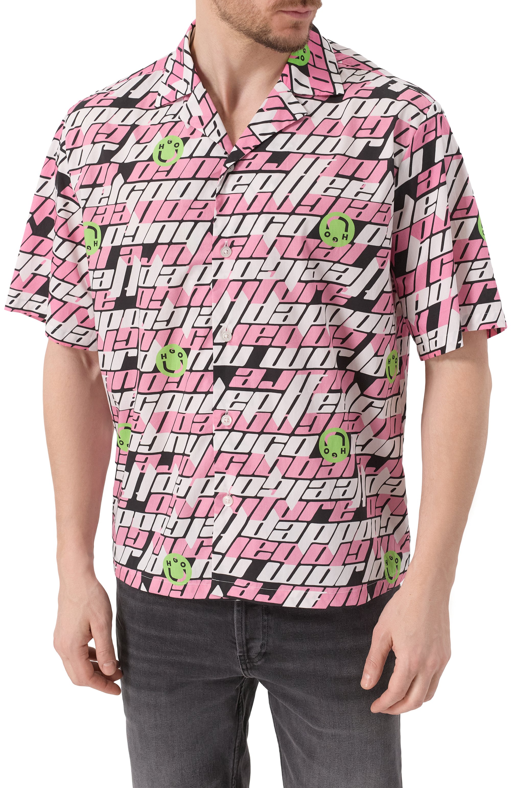 Хлопковая рубашка HUGO BLUE, арт. 50539126, фото 3