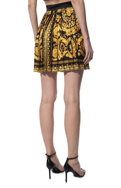 Шелковая юбка VERSACE, арт. 1004222/1A03068, фото 4