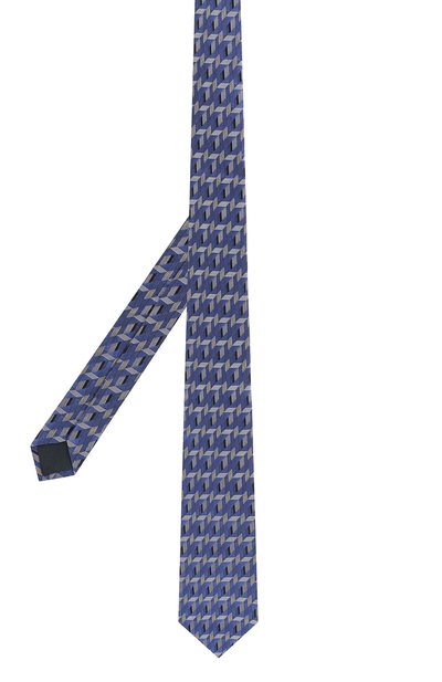 Шелковый галстук LANVIN синего цвета по цене 12600 руб., арт. 2565/TIE, фото 2 Шелковый галстук LANVIN, арт. 2565/TIE, фото 2