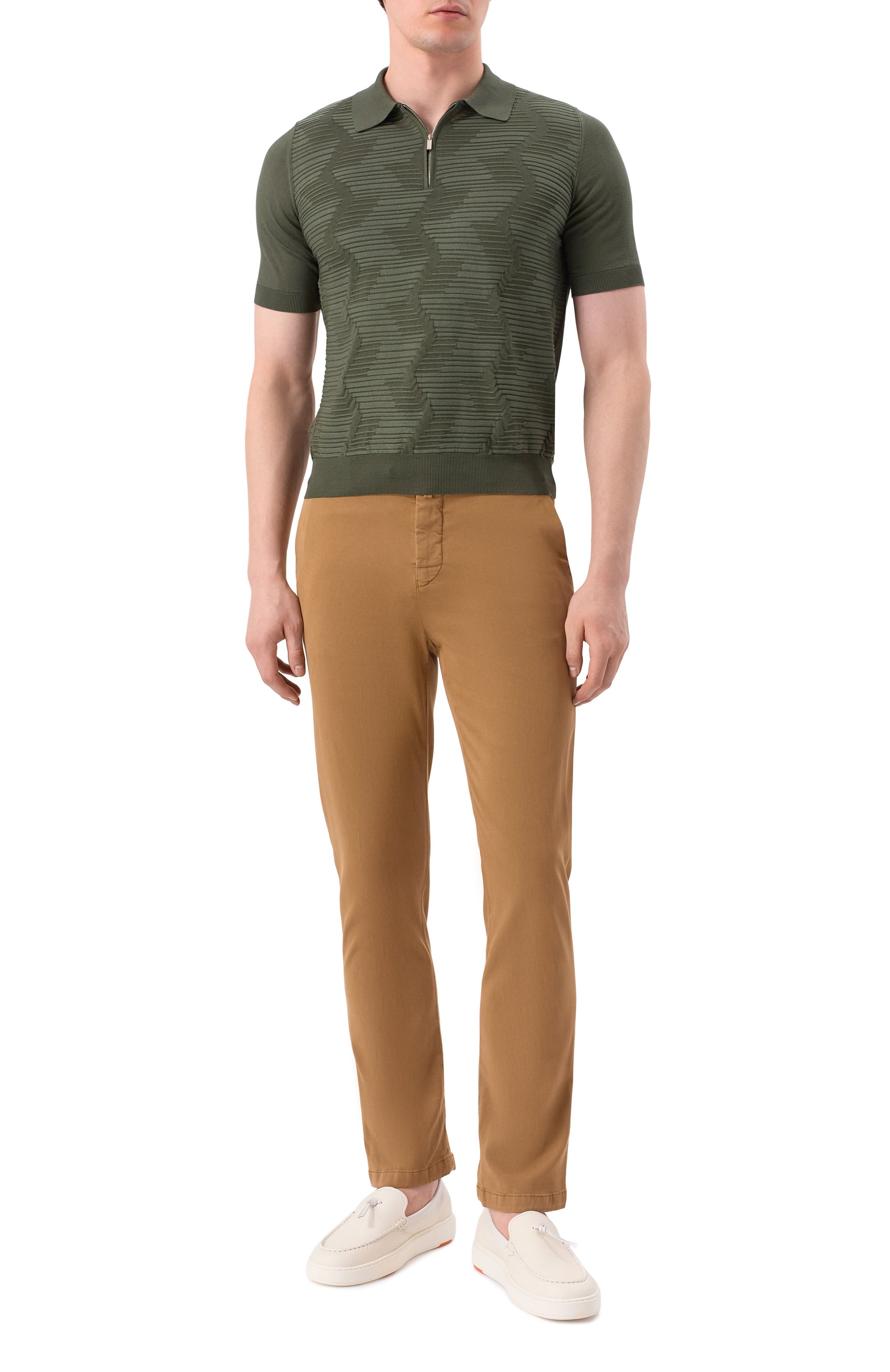 Брюки из лиоцелла KITON, арт. UFPPEK0606F07, фото 2