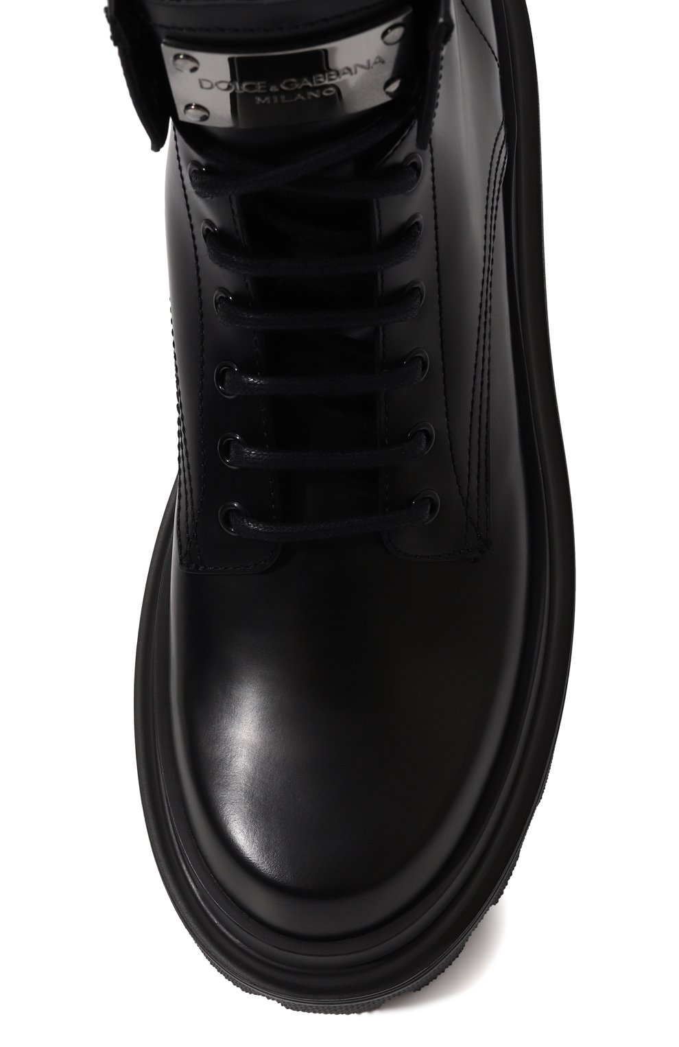 Кожаные ботинки DOLCE & GABBANA, арт. A60566/AB640, фото 6
