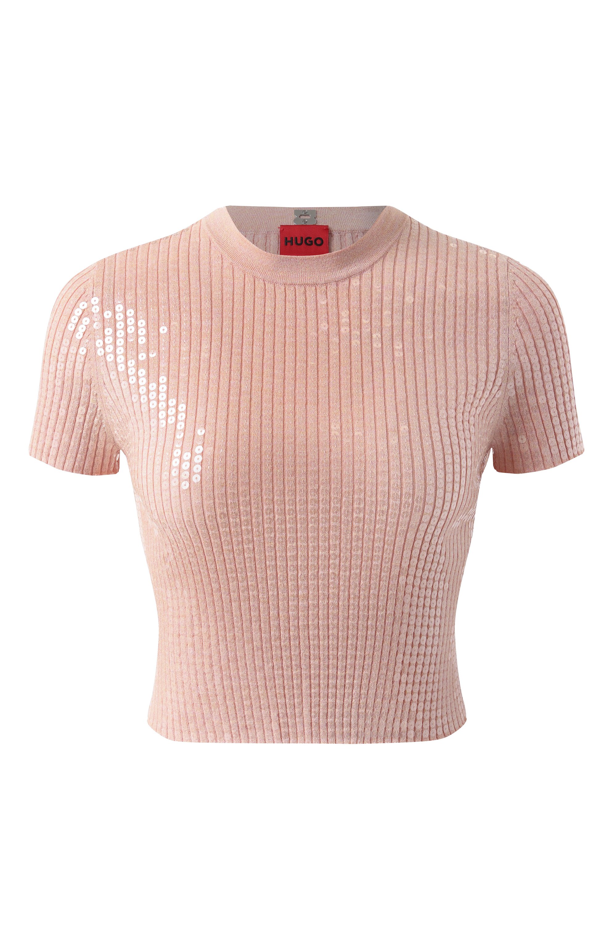 Топ с отделкой пайетками HUGO, арт. 50532160, фото 1