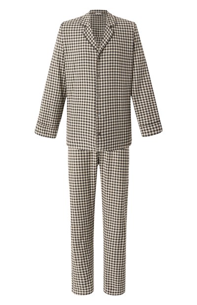 Мужская пижама из хлопка и шерсти ZIMMERLI, арт. 4600-21001